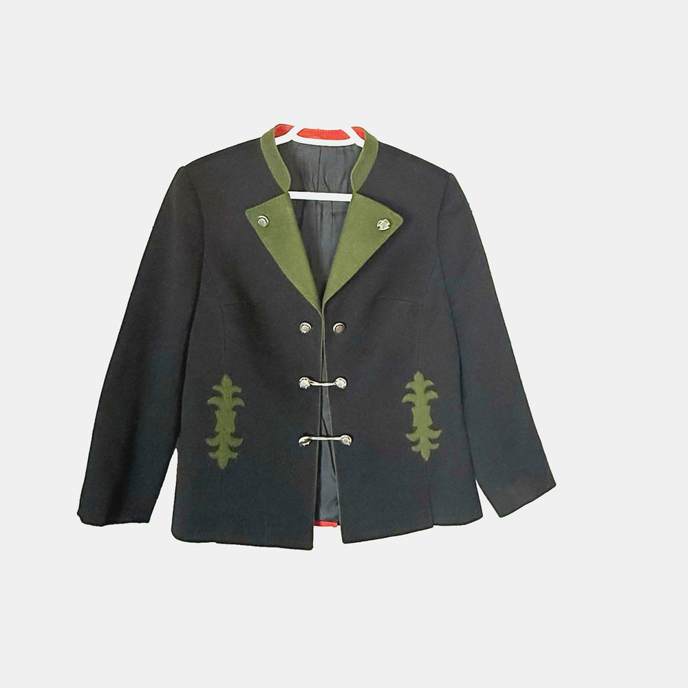 Vintage Austrian Tofana Modell Loden Pure Virgin Wool Men's Jacket (or Unisex) - Picture 2 of 14
